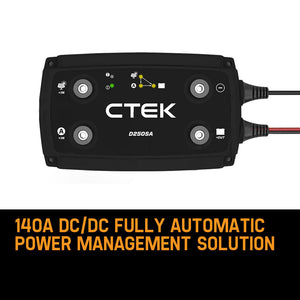 CTEK 20A OFF GRID Battery Charging System | w/ D250SA & Digital Display Monitor