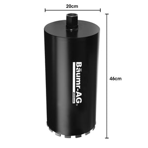 Baumr-AG DBX Series Diamond Core Drill Bit | 202 x 400mm | Industrial 1.1/4-UNC
