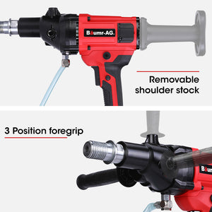 BAUMR-AG HC-120 | 1800W Handheld Concrete Core Drill | 120mm Coring Capacity