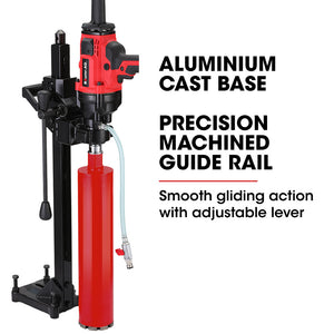 BAUMR-AG 2000W Handheld Core Drill w/ Stand | 160mm Coring Capacity | 63mm & 127mm Drill Bit Combo