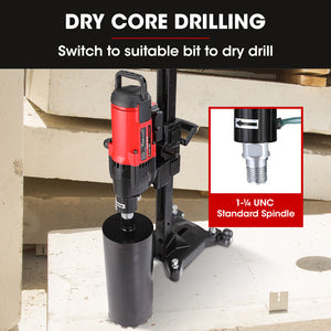 Baumr-AG | Concrete Core Drill | 3200W | 280mm | Wheeled Stand Rig