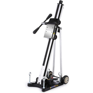 BAUMR-AG Adjustable Core Drill Stand | Wheeled Rig Base for Stability