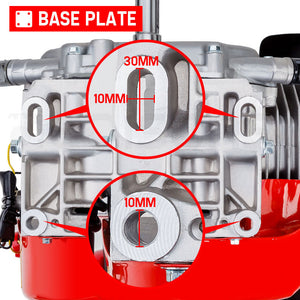Baumr-AG | Petrol Stationary Engine | 13HP | 4-Stroke OHV Motor | Horizontal Shaft | Recoil Start