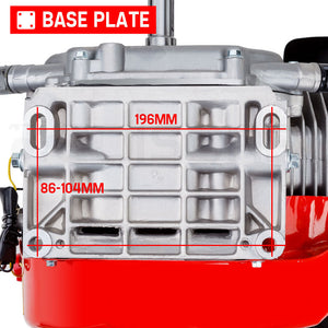 Baumr-AG | Petrol Stationary Engine | 13HP | 4-Stroke OHV Motor | Horizontal Shaft | Recoil Start