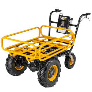 Baumr-AG | 40V Battery Powered Motorised Dumper Wheelbarrow | Electric | 300kg Capacity