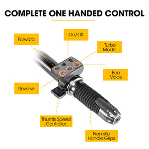 Baumr-AG 40V Battery-Powered Wheelbarrow | Motorised Electric | 80L Bucket | 260kg Capacity