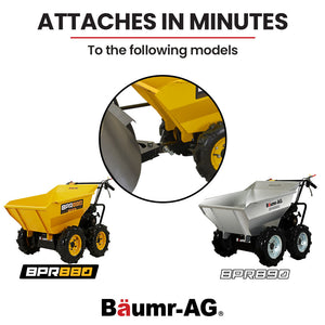 Baumr-AG Plough Blade Accessory | For BPR880 & BPR890 Power Barrows | Leveller Attachment