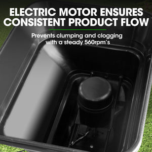 PLANTCRAFT Spreader | 12V | 36kg 30L | For ATV & Ride-On Mower | With Rain Cover