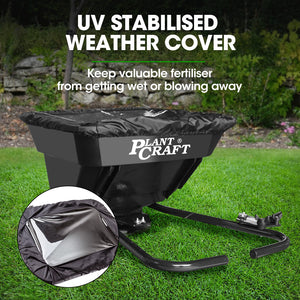 PLANTCRAFT Spreader | 12V | 36kg 30L | For ATV & Ride-On Mower | With Rain Cover