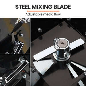 PlantCraft 160L Tow-Behind Broadcast Spreader | 158kg Load | Heavy-Duty Fertiliser & Seed Spreader