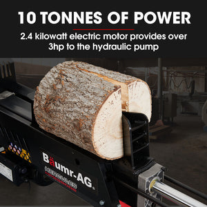 Baumr-AG Electric Hydraulic Wood Log Splitter | 10 Tonne | HPS3800E