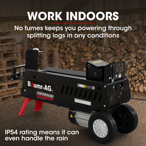 Baumr-AG Electric Hydraulic Wood Log Splitter | 10 Tonne | HPS3800E