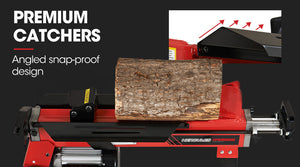 Baumr-AG Electric Log Splitter | 9 Ton | Hydraulic Firewood Cutter | Small Machine