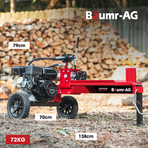 Baumr-AG | Hydraulic Wood Log Splitter | 12 Tonne | Petrol Powered | HPS400