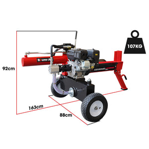 Baumr-AG Petrol Hydraulic Log Splitter | 20 Tonne | 8HP Firewood Cutter | HPS600