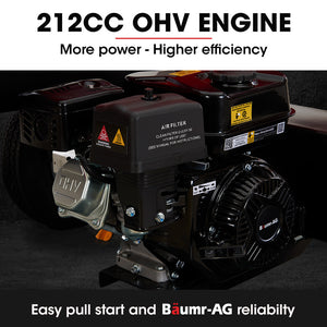 Baumr-AG Petrol Hydraulic Log Splitter | 40 Tonne | Horizontal & Vertical Towed | HPS700