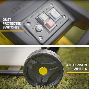 MICHIGAN 2400W Electric Mulcher | Crushing Garden Shredder Chipper