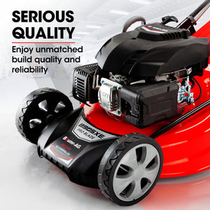 Baumr-AG Petrol Lawn Mower | 248CC 4-Stroke | 21" Self-Propelled | Electric Start | 4-in-1 Lawnmower