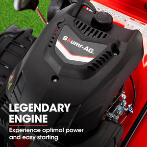 Baumr-AG Petrol Lawn Mower | 248CC 4-Stroke | 21" Self-Propelled | Electric Start | 4-in-1 Lawnmower