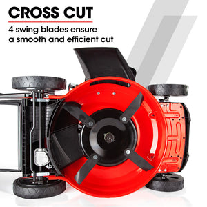 Baumr-AG Petrol Lawn Mower | 248CC 4-Stroke | 21" Self-Propelled | Electric Start | 4-in-1 Lawnmower