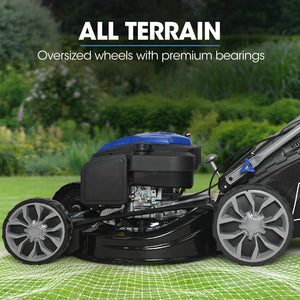POWERBLADE VS950 20" Self-Propelled Lawn Mower | 200cc | Electric Start | 7-Stage Height | Steel Deck | OHV 4-Stroke Petrol