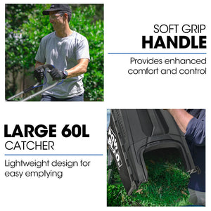 PowerBlade Lawn Mower | 20" | 200cc | Self-Propelled | 7 Heights | Steel Deck | OHV 4-Stroke Petrol | VS900