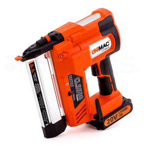UNIMAC 2-in-1 Stapler Brad Nail Gun | CLS500 | 15-50mm 18GA | Cordless 20V Lithium Nailer