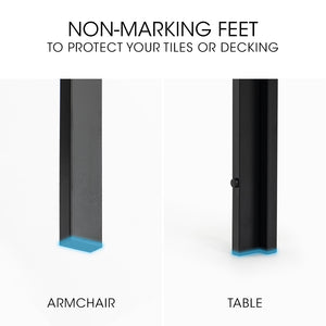 FORTIA 7pc Outdoor Dining Furniture Set | Table & Chairs | Outdoor Patio