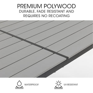 Fortia | Outdoor Dining Table | Rectangular | 150cm x 90cm | Weather-Resistant Garden Furniture