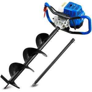 POWERBLADE PD750 52cc 2-Stroke Petrol Post Hole Digger | 200mm Auger | 600mm Extension Shaft
