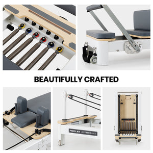 PROFLEX Aluminium Pilates Reformer Machine | Stretch Bed with Box & Jump Board Accessories