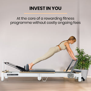 PROFLEX Aluminium Pilates Reformer Machine | Stretch Bed with Box & Jump Board Accessories