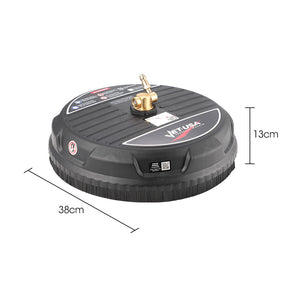 JET-USA Pressure Washer Surface Cleaner | 15" Nylon | 1/4" Fitting for Concrete Driveway Patio Floor