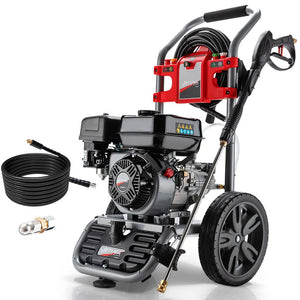 JET-USA High Pressure Washer | 4800PSI | Petrol Powered | 30m Hose | Drain Cleaner | CX630