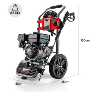 JET-USA High Pressure Washer | 4800PSI | Petrol Powered | 30m Hose | Drain Cleaner | CX630