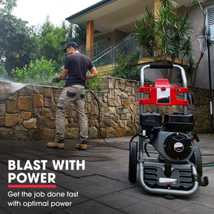 JET-USA High Pressure Washer | 4800PSI | Petrol Powered | 30m Hose | Drain Cleaner | CX630