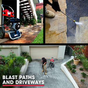 JET-USA High Pressure Washer | 4800PSI | Petrol Powered | 30m Hose | Drain Cleaner | CX630