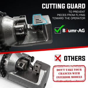 BAUMR-AG Rebar Cutter | 850W 16mm | Hydraulic Electric Portable Machine