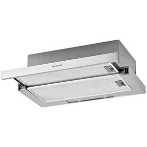 EUROCHEF Slideout Rangehood | 60cm | Stainless Steel | 2-Speed | Halogen Lights | ESR60S