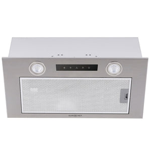 EUROCHEF Undermount Rangehood | 60cm | Silver | 3-Speed | LED Lights | EUR60N