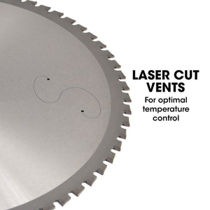 Baumr-AG 355mm Premium Ceramic Alloy Tooth Blade | Low Spark Cold Cut | for Metal Cut Off Saw