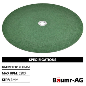5x Baumr-AG 400mm Abrasive Composite Blades | for Metal Cut Off Saw
