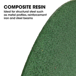 5x Baumr-AG 400mm Abrasive Composite Blades | for Metal Cut Off Saw