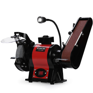 BAUMR-AG Bench Grinder & Belt Sander Combo | 150mm Grinding Disc | 50 x 686mm Linisher | Worklight | Brushless Motor