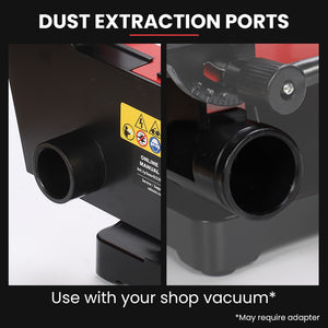 BAUMR-AG Belt & Disc Sander Combo | Vertical Bench Linisher | 25mm Belt + 125mm Disc | Brushless Motor