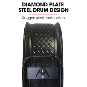 BAUMR-AG Industrial Mobile Floor Drum Fan | 42" 1067mm | 660W | Belt Drive | Tilting | Heavy-Duty | EESS Certified