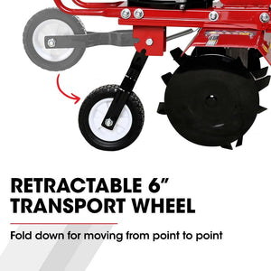 Baumr-AG Petrol Garden Tiller Cultivator | 150CC 4-Stroke | Rotary Hoe Soil Power Rototiller