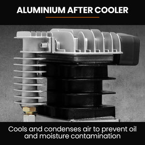 UNIMAC 100L Industrial Air Compressor | 2.6kW | 370L/min | 116PSI | Brushless Motor | Certified Tank | 15A Plug