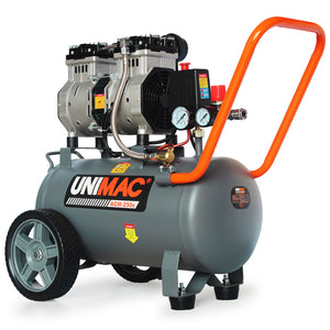 UNIMAC Silent Oil-Free Air Compressor | 25L | 1.5HP Portable Compact Design