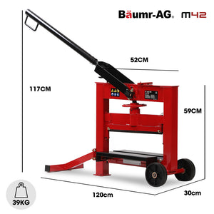 Baumr-AG | Manual Block Splitter | 420mm Cutting Length | Paver, Brick, Stone Cutter
